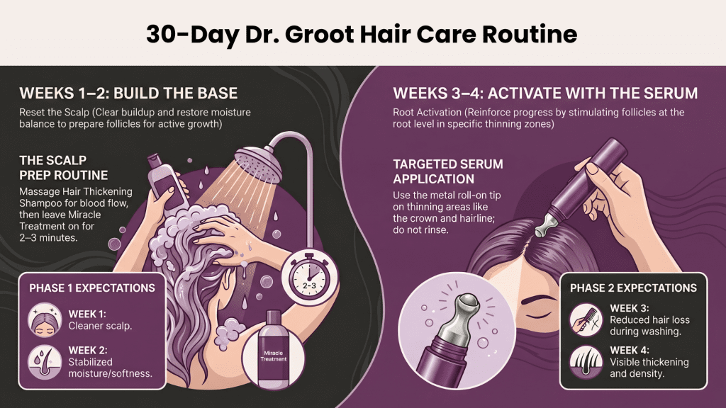 30-Day Dr Groot Hair Care Routine