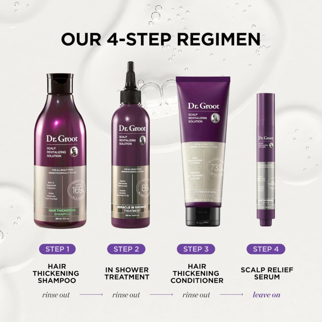 Dr Groot 4 Step Hair Cleaning